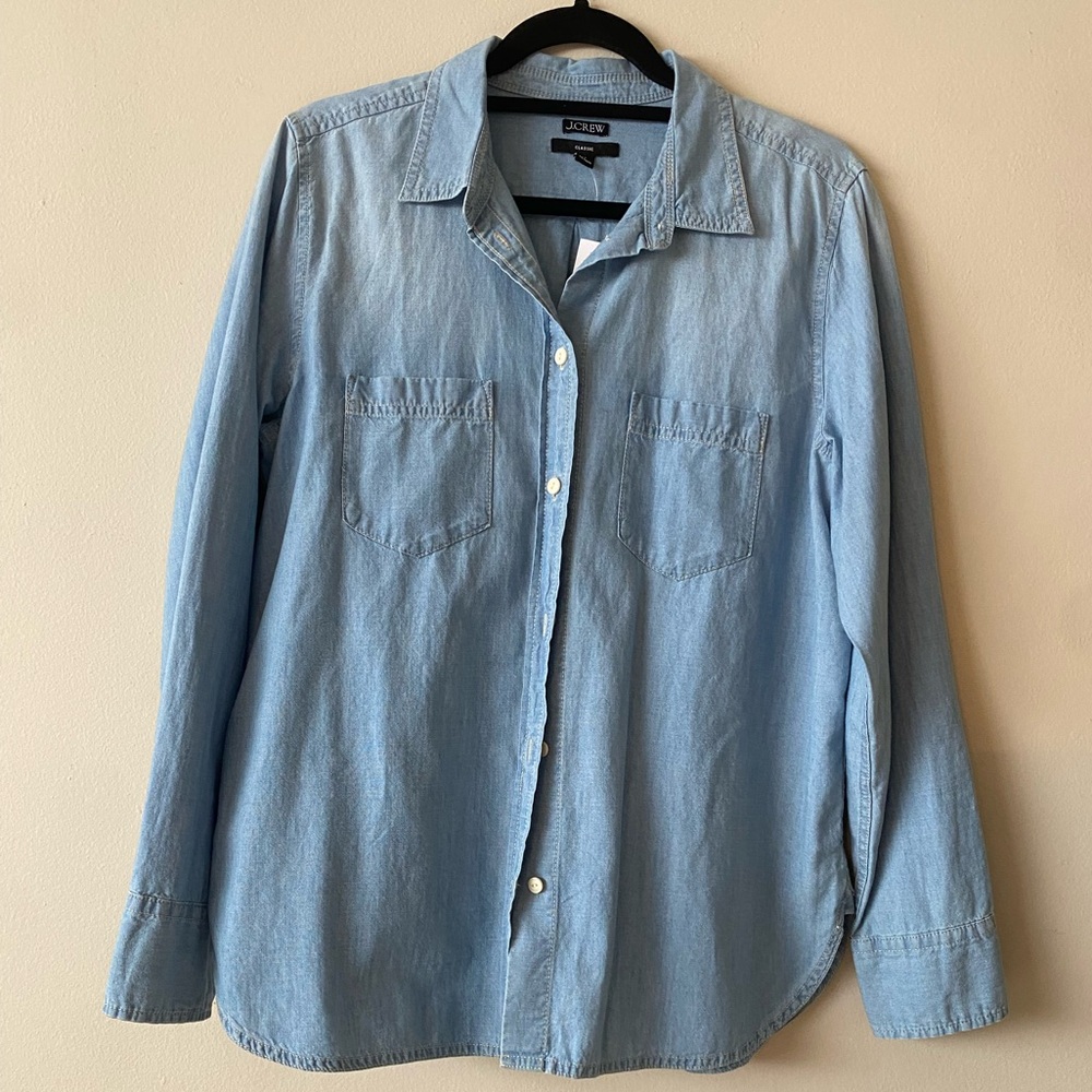 J. Crew Chambray Button Down